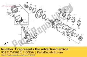 honda 06131MAS010 kit pistone a (std.) (cilindro n. 1 e 4) - Il fondo