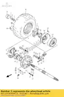 0911910049XC0, Suzuki, bout suzuki lt a lt f 250 400 500 2000 2001 2002 2003 2004 2005 2006 2007 2008 2009 2010 2011 2012 2014, Nieuw