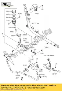 Kawasaki 430950480 tubo freno, rr - Il fondo