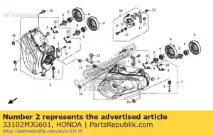 honda 33102MJG601 geen beschrijving beschikbaar op dit moment - Onderkant