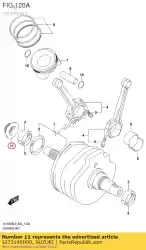 Here you can order the sprocket,cam ch from Suzuki, with part number 1273140H00: