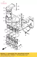 1AE135860100, Yamaha, junta, carburador 1 yamaha fz 750, Novo