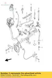 Qui puoi ordinare morsetto da Suzuki , con numero parte 0940725301: