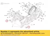 AP3HAN000055, Piaggio Group, Bloco silencioso aprilia mojito custom t eng retrÃ² 0 50 2, Novo