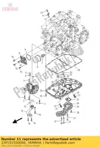 yamaha 23P151550000 ugello 3 - Il fondo