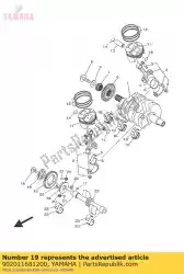 Qui puoi ordinare rondella, piastra da Yamaha , con numero parte 902011681200: