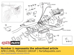 Aprilia AP8112906, Regler gleichrichter, OEM: Aprilia AP8112906