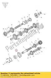 Here you can order the input shaft bearing housing from Triumph, with part number T1180299: