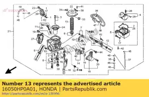 honda 16050HP0A01 no hay descripción disponible en este momento - Lado inferior