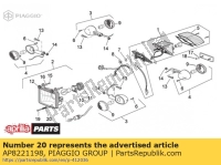 AP8221198, Aprilia, scheinwerfereinstellfeder, Neu