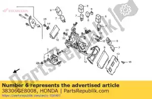Honda 38306GE8008 suspensión, relé de guiño - Lado inferior