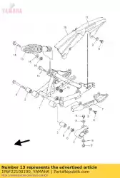 Tutaj możesz zamówić zespó? Amortyzatora, ty? Od Yamaha , z numerem części 1P6F22100100: