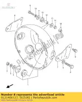 0121406127, Suzuki, tornillo suzuki gs 500 1989 1990 1991 1992 1993, Nuevo