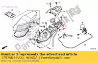 17575K44V00, Honda, brandstoftank afdekken honda  110 2017 2018 2019, Nieuw