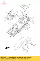 1S4F151100P0, Yamaha, b?otnik, przód yamaha ybr 250 2007 2009 2011, Nowy