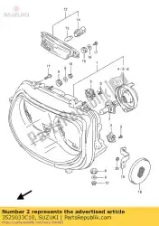 Qui puoi ordinare gruppo trasmissione, da Suzuki , con numero parte 3525033C10: