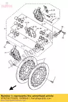 4FM2581T0000, Yamaha, conjunto de freno de disco yamaha yzf yzfr yzfsp 750, Nuevo