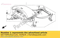 Here you can order the module kit, airbag *nha85 from Honda, with part number 06770MCAG21ZA: