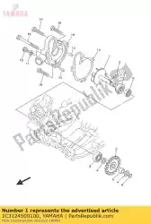 Aquí puede pedir conjunto del eje del impulsor de Yamaha , con el número de pieza 1C3124500100: