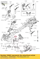 Aquí puede pedir soporte-comp, immobi amp zr1000 de Kawasaki , con el número de pieza 230620801: