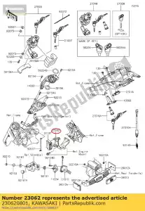 kawasaki 230620801 wspornik-komp, immobi amp zr1000 - Dół