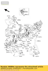 Kawasaki 4908952936W sindone-motore, rh, l.gr - Il fondo