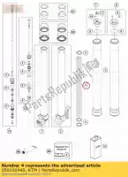 95010044S, KTM, conjunto de molas 2,8n / mm d3,6 gasgas husqvarna ktm  sx sxs 65 2012 2014 2015 2016 2017 2018 2019 2020 2021 2022, Novo