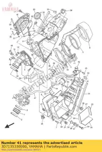 yamaha 3D7135330000 slang, vacuümdetectie 4 - Onderkant