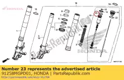 Tutaj możesz zamówić oring, 39,5x1,8 od Honda , z numerem części 91258MGPD01: