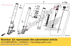 Qui puoi ordinare oring, 39,5x1,8 da Honda , con numero parte 91258MGPD01: