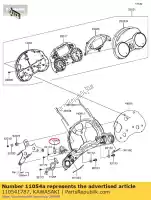 110541787, Kawasaki, soporte, cubierta del medidor zg1400a8f kawasaki  gtr tr 1400 2008 2009 2010 2011 2012 2013 2014 2015 2016 2017, Nuevo