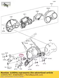 Here you can order the bracket,meter cover zg1400a8f from Kawasaki, with part number 110541787: