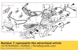 Honda 33707KPR900 embalagem, lente - Lado inferior