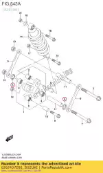 Ici, vous pouvez commander le joint, swingingar auprès de Suzuki , avec le numéro de pièce 6262437E00: