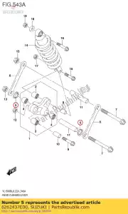 suzuki 6262437E00 seal,swingingar - Bottom side