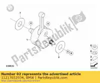 11217652934, BMW, spessore - 46/69 / 1,6 bmw  650 1999 2000 2001 2002 2003 2004 2005 2006 2007, Nuovo