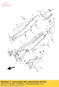 yamaha 23LF17170100 damper - Bottom side