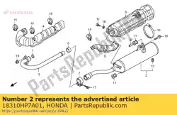 Aquí puede pedir no hay descripción disponible en este momento de Honda , con el número de pieza 18310HP7A01: