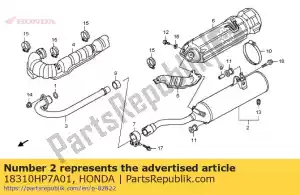 honda 18310HP7A01 no description available at the moment - Bottom side