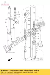 Aquí puede pedir tubo interior comp. 1 de Yamaha , con el número de pieza 5SL231100000: