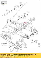 Tutaj możesz zamówić arm-comp-swing kx85def od Kawasaki , z numerem części 330010611: