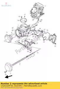 Suzuki 1320220F50 carburateur, arrière - La partie au fond