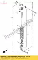 4ES22210E000, Yamaha, conjunto de amortecedor traseiro, traseiro yamaha yz yzlc 80, Novo