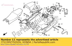 Tutaj możesz zamówić zestaw maskownic, rr. Center (wl) * type7 * (type7) od Honda , z numerem części 77215MZ7920ZA: