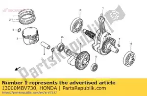 Honda 13000MBV730 virabrequim comp. (37t) - Lado inferior