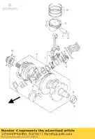 1216440F000B0, Suzuki, rolamento, manivela p suzuki gsx r 1000 2001 2002 2003 2004, Novo