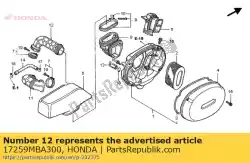 Aqui você pode pedir o tubo, l. Purificador de ar conectando em Honda , com o número da peça 17259MBA300: