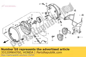 honda 33120MK4700 no hay descripción disponible - Lado inferior