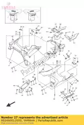 Here you can order the emblem, yamaha from Yamaha, with part number 992460012000: