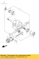 1221137B00, Suzuki, pin, zwengel suzuki ah lt z tr 50 1992 1994 1998 1999 2000 2006 2007 2008 2009 2010, Nieuw